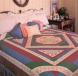 Oxmoor House Best-Loved Quilt Patterns: Stenciled Flower Basket