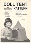 SEW Doll Tent and Sleeping Bags Pattern