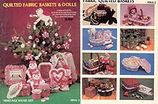 Quilted Fabric Baskets & Dolls