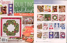 Quilter's World QUILTING For the Holidays
