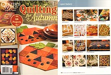 Quilter's World QUILTING for Autumn