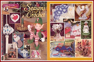 The Seasons of Crochet, published by Annie Potter Presents, contains my Pilgrim Cookie Cutter Doll patterns.