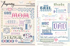Imaginating A To Z and More counted cross-stitch designs
