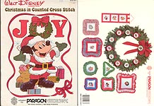 Walt Disney Characters Christmas in Counted Cross Stitch