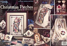 LA Cross Stitch Christmas Patches