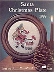 Stoney Creek Collection Santa Christmas Plate 1988