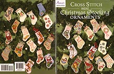 Annie's Cross- Stitch Mini Christmas Stocking Ornaments