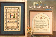 Country Handicrafts Say It In Cross Stitch