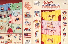 ASN Wear America in Cross Stitch with Waste Canvas