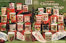 ASN Cross Stitch Christmas Mugs